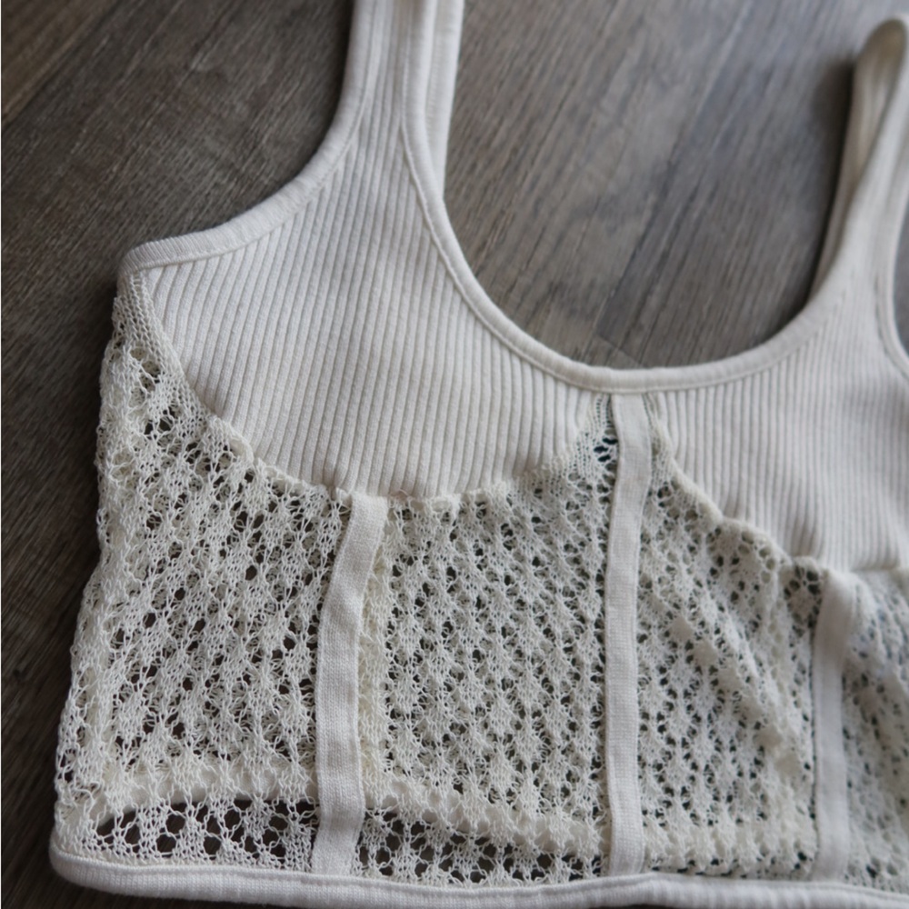 Zara Cream Lace Top